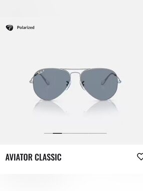 Ray-Ban Aviator Classic Sunglasses RB3025 - Silver Frame, Mirror Lenses